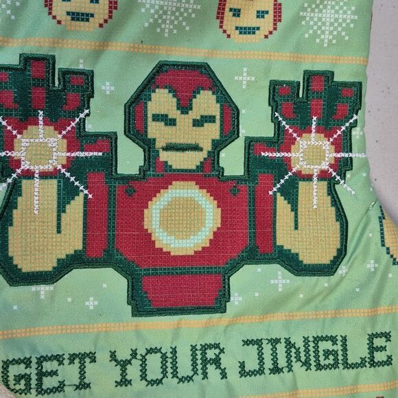 Marvel Iron Man Christmas Stocking - New - Picture 3 of 3